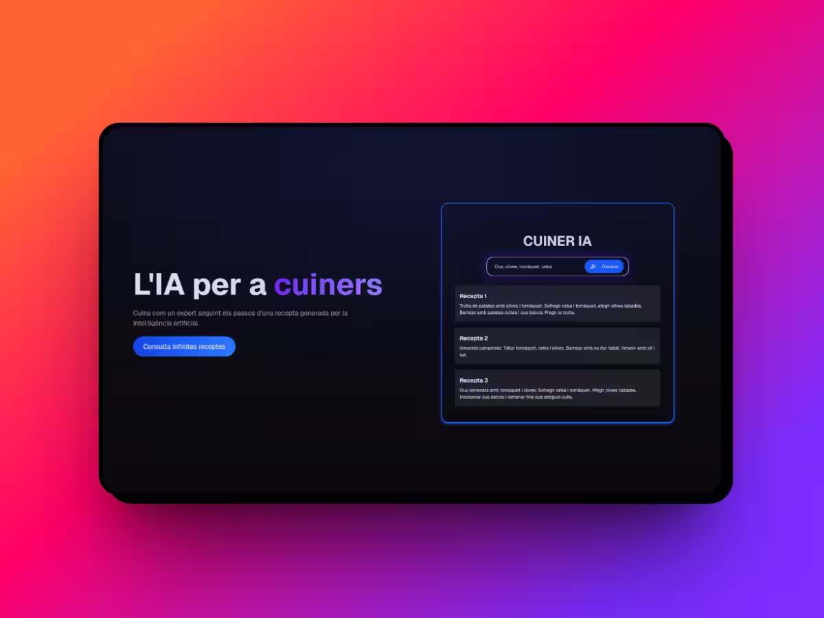 Imagen del proyecto 🥈 Cuiner IA